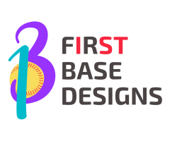 First Base Designs - Logo Grey